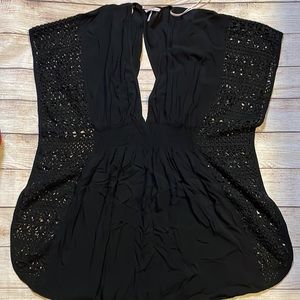 Victoria Secret Women’s black Bathing suit Cover Up size S